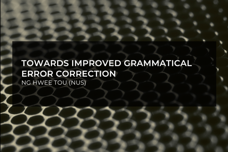 Towards Improved Grammatical Error Correction￼