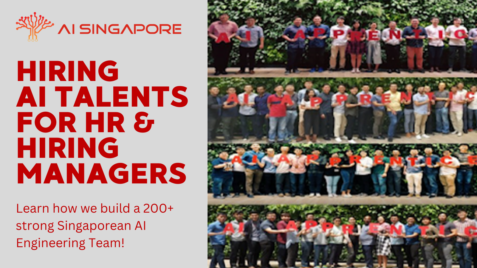 Hiring AI Talents event