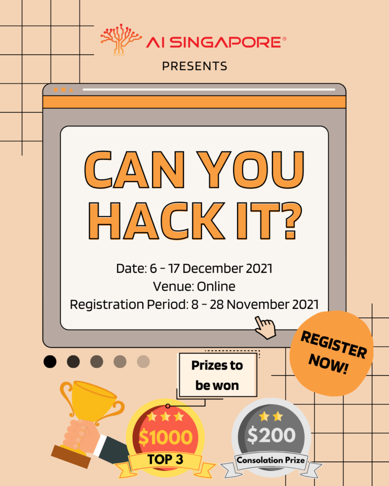 AISG Student Hackathon Reg Open