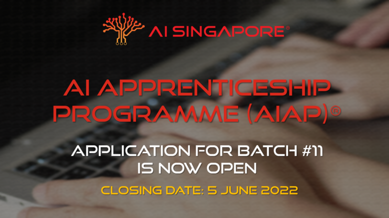 Application for AIAP Batch #11 is NOW OPEN!