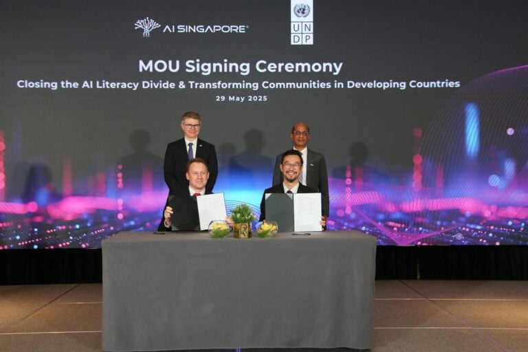 AI Singapore and the UNDP collaborate to close the AI literacy divide & transform communities in developing countries